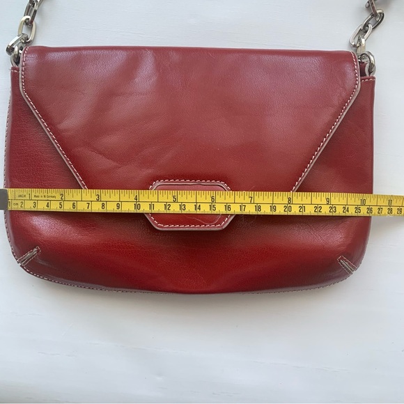 HOBO The Original Small Red Leather Purse/Bag - Picture 12 of 13